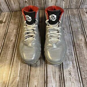 Adidas D Rose Basketball Sneaker Mens Size 6 1/2 Black Gray Red